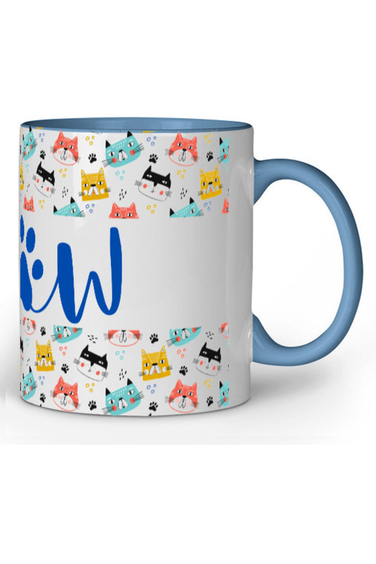 330 ml Coffee Mug - MEOW Faces (7 colours)