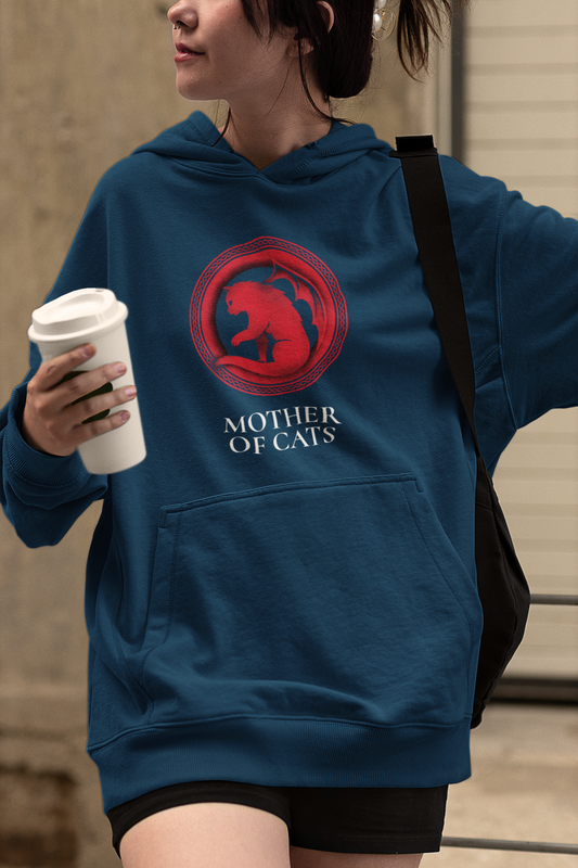 Oversized Hoodie - Mother of Cats (2 colours x 5 sizes)